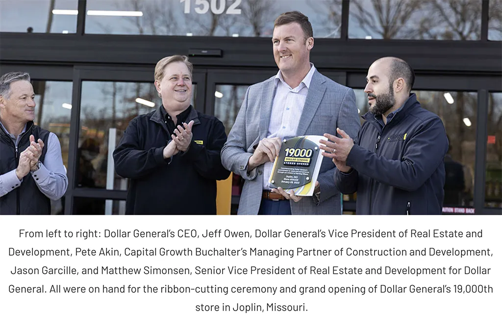 Grand Opening of Dollar General's 19,000th Store